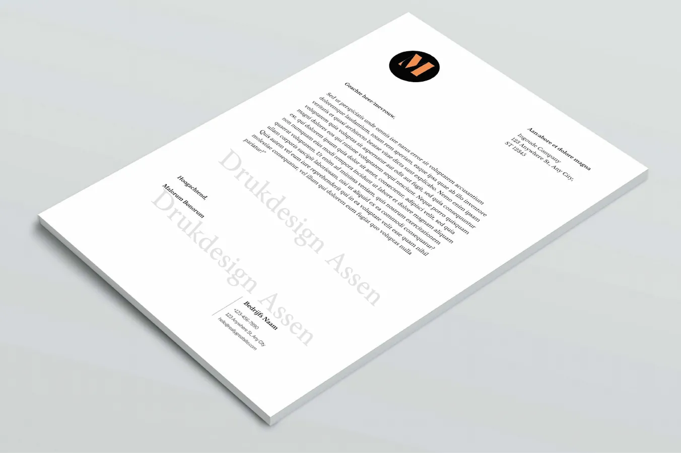 Professioneel briefpapier laten drukken