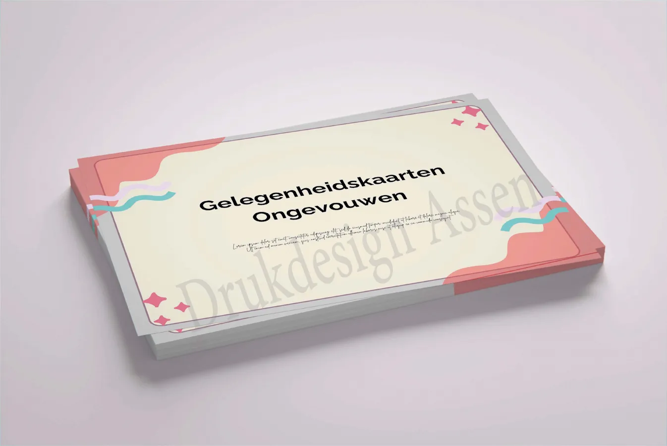 Ongevouwen gelegenheidskaarten ontwerpen, stijlvolle kaarten voor elk moment