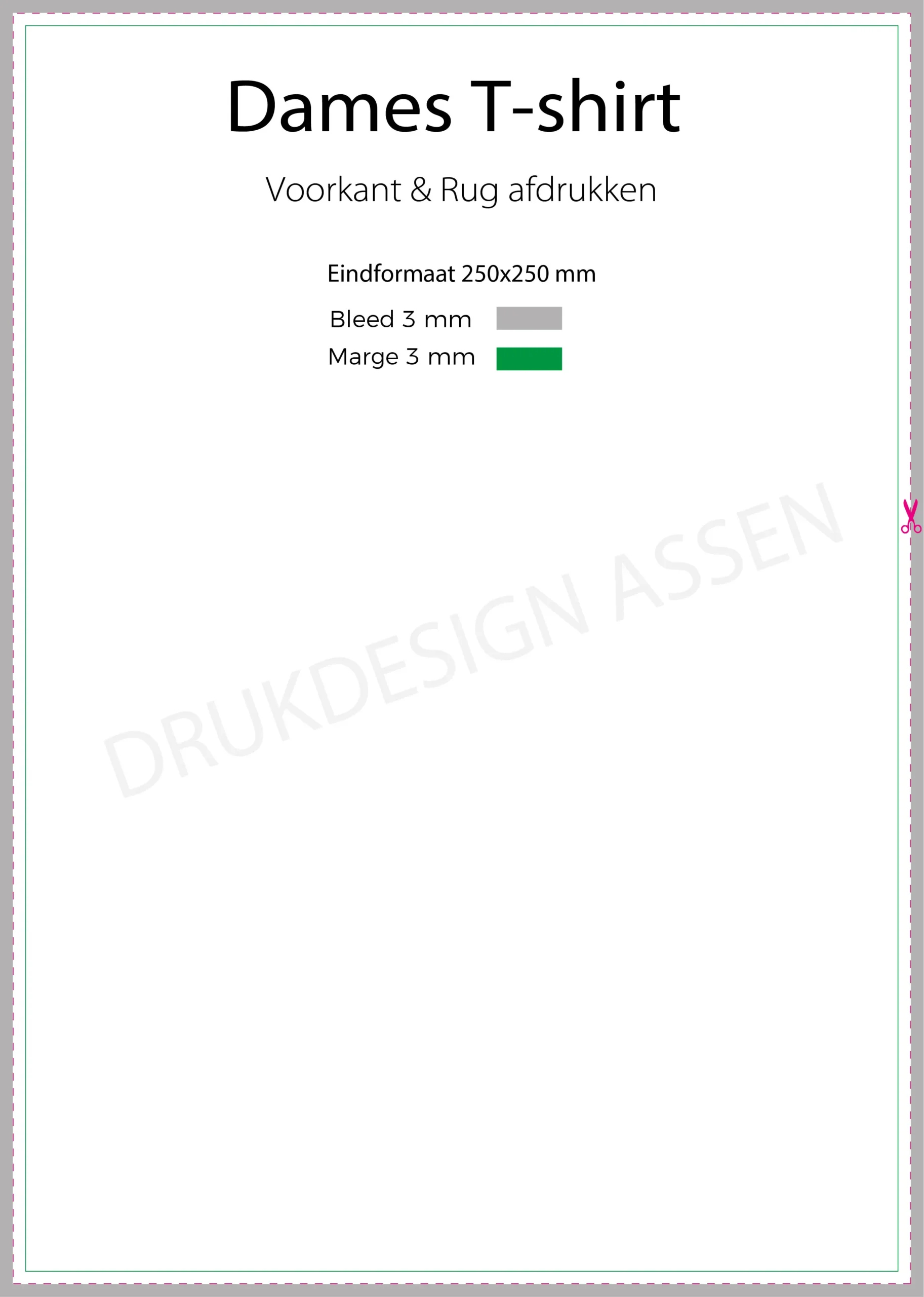 Dames T-shirts (twee drukpositie) - Afbeelding 2