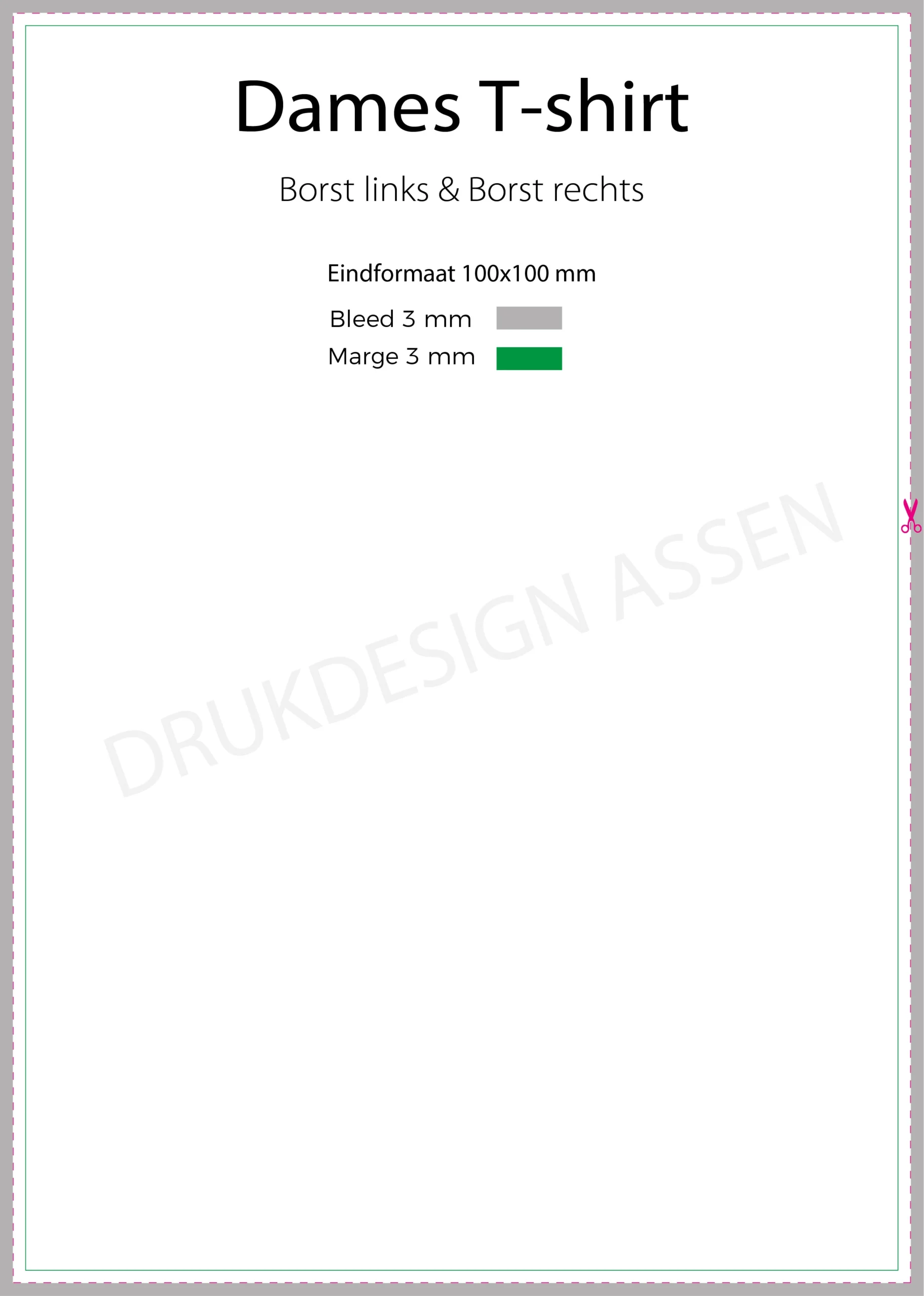 Dames T-shirts (twee drukpositie) - Afbeelding 3