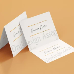 Gevouwen gelegenheidskaarten voor bruiloften en evenementen