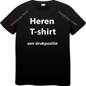 Heren T-shirts met één drukpositie bedrukken