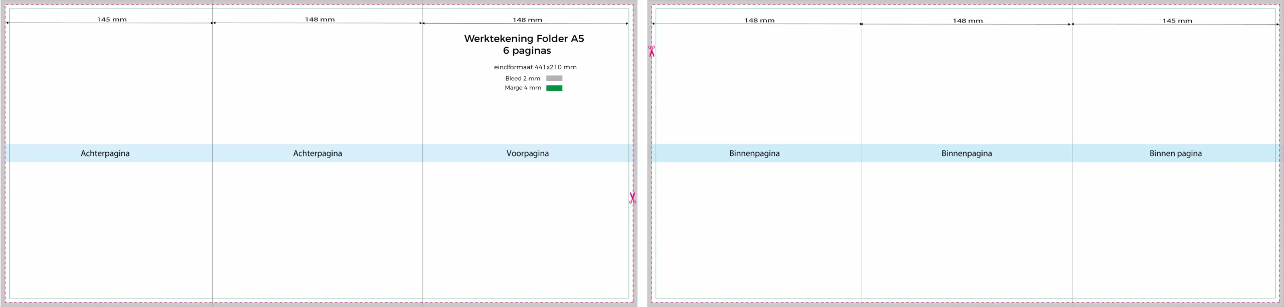 Wikkelvouw 6 zijdig - Afbeelding 2
