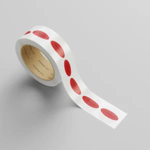 Etiketten op rol ovaal